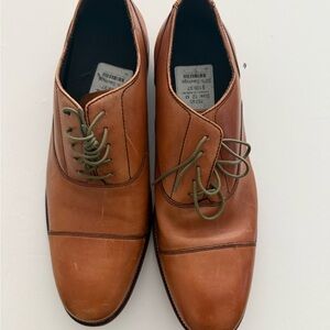 Cole Haan Brown Leather Oxfords Cap Toe